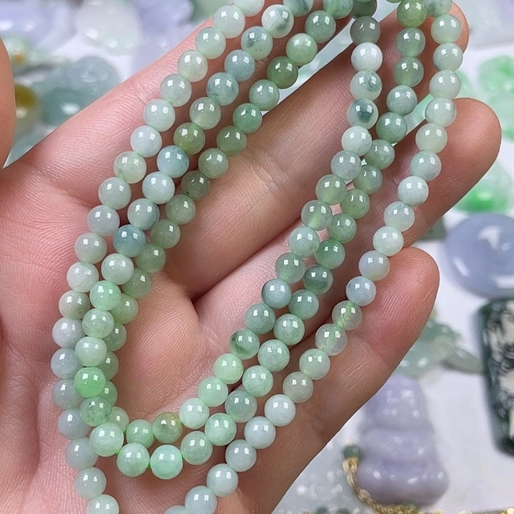 瑾***瑜翡翠未镶嵌颈饰珠串
