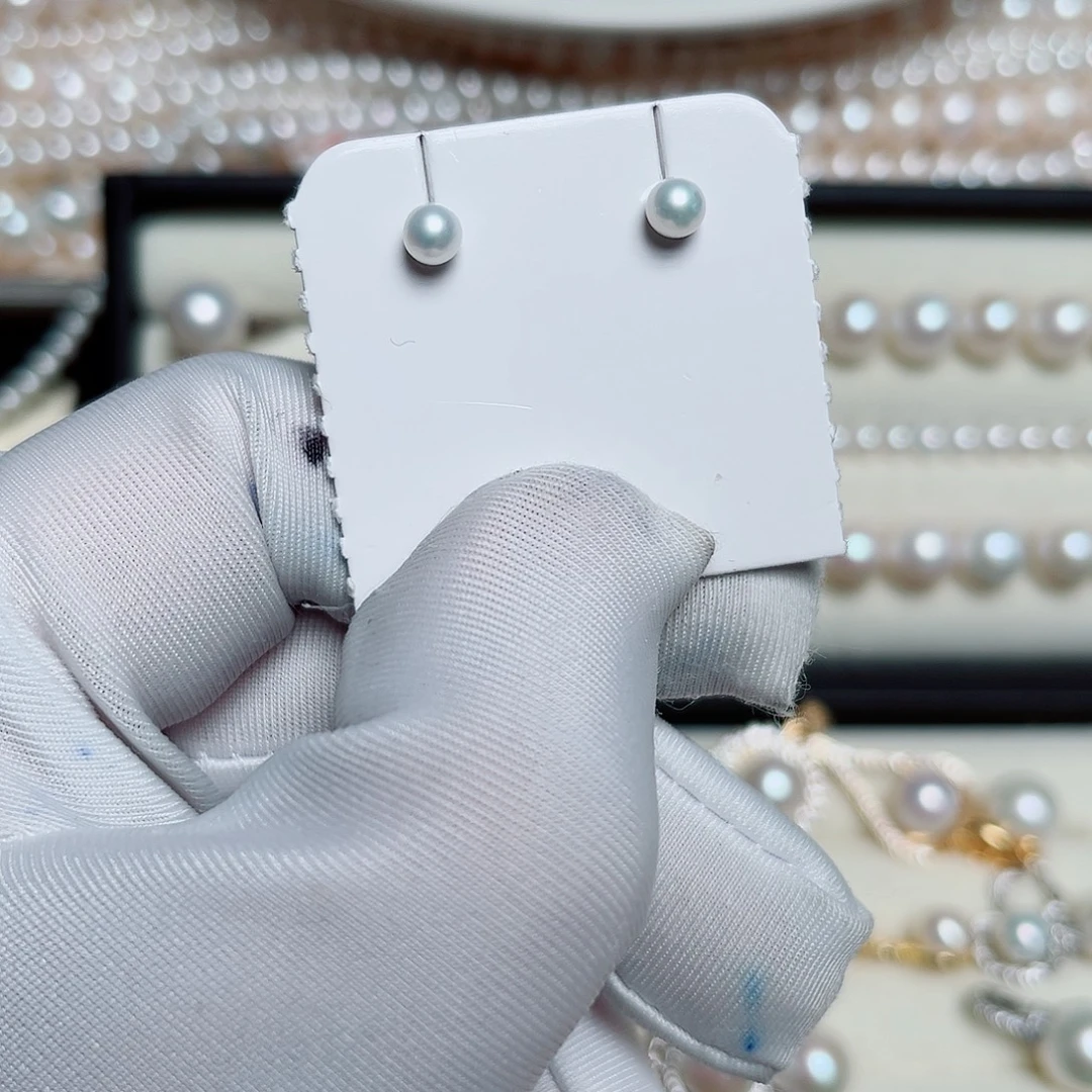 银S925镶嵌淡水珍珠手绳