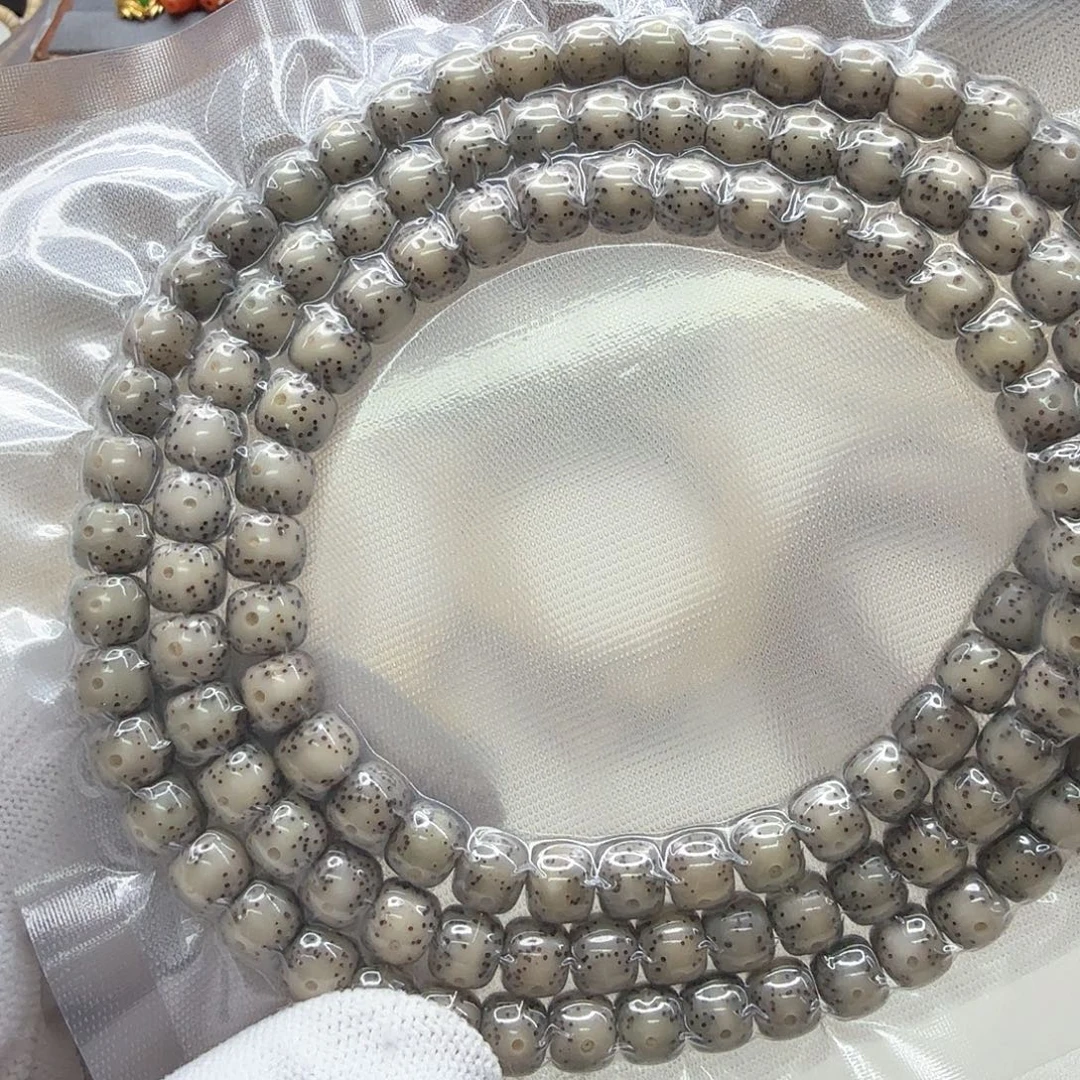 星月菩提吊坠14梵天糯冰大眼睛针尖星8左右108