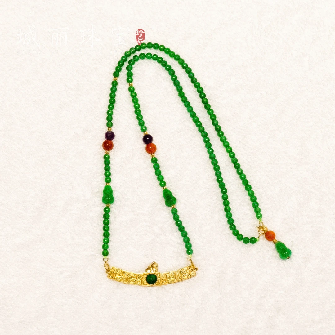 【福富两全旺全家】18K福富两全旺全家项链/条（多样性发货）ZJH-1940