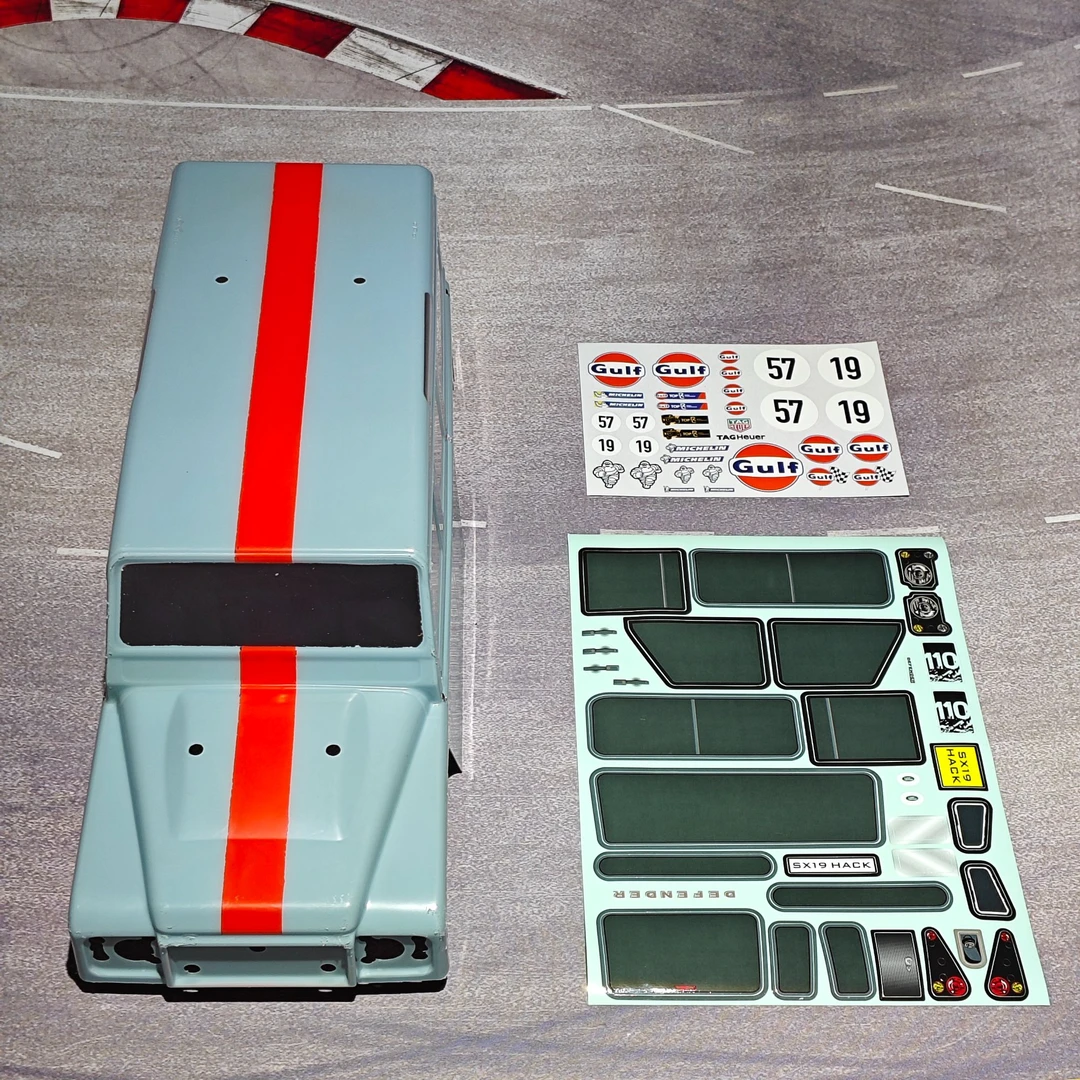 全新 老款 TRX4 T4 路虎 海湾石油 车壳 改装车壳 赠贴纸