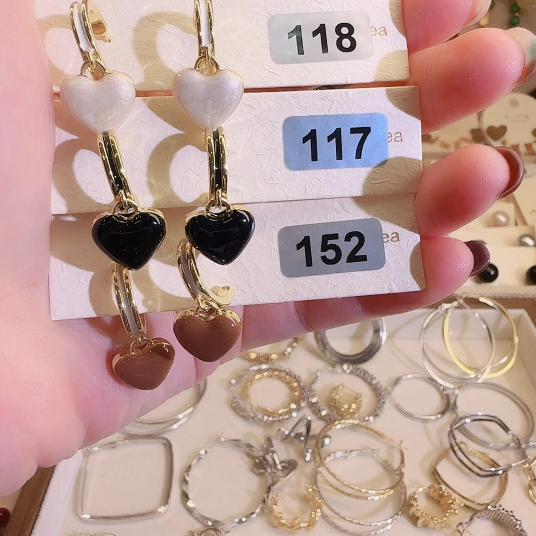 仿珍珠铜合金925银耳钉