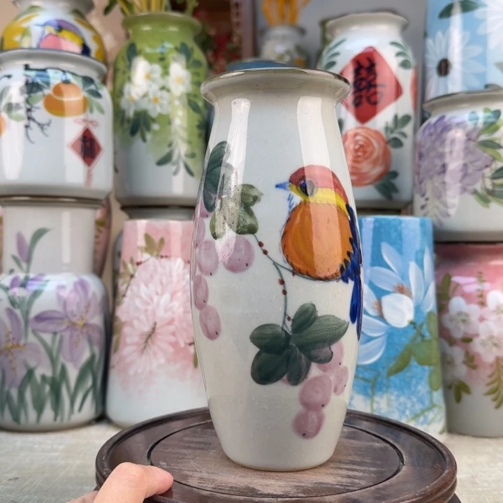 景德镇陶瓷花手绘釉下彩