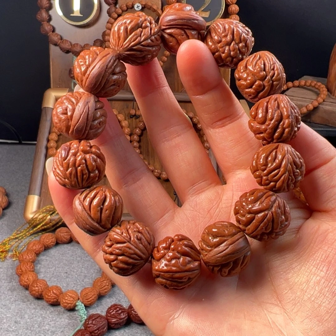 吊坠桃核20野生豹子头