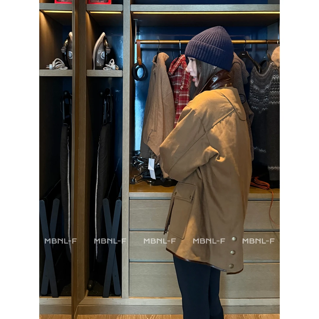 MBNL-F“Seir 安格斯” 天丝定纺宽松调性鹅绒服 秦磊XM-XWT6235