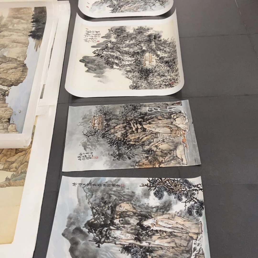 泉***夫国画墨鱼精品墨鱼精品