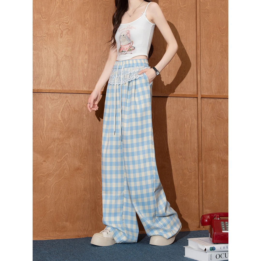 【达人专属】BANANABABY直筒高腰显瘦百搭休闲裤BB0891