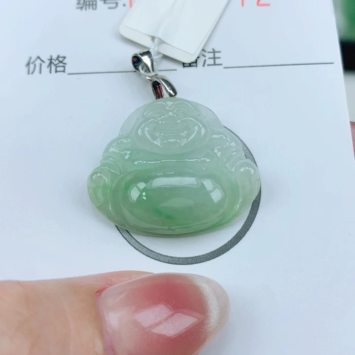 翡翠银S925镶嵌颈饰