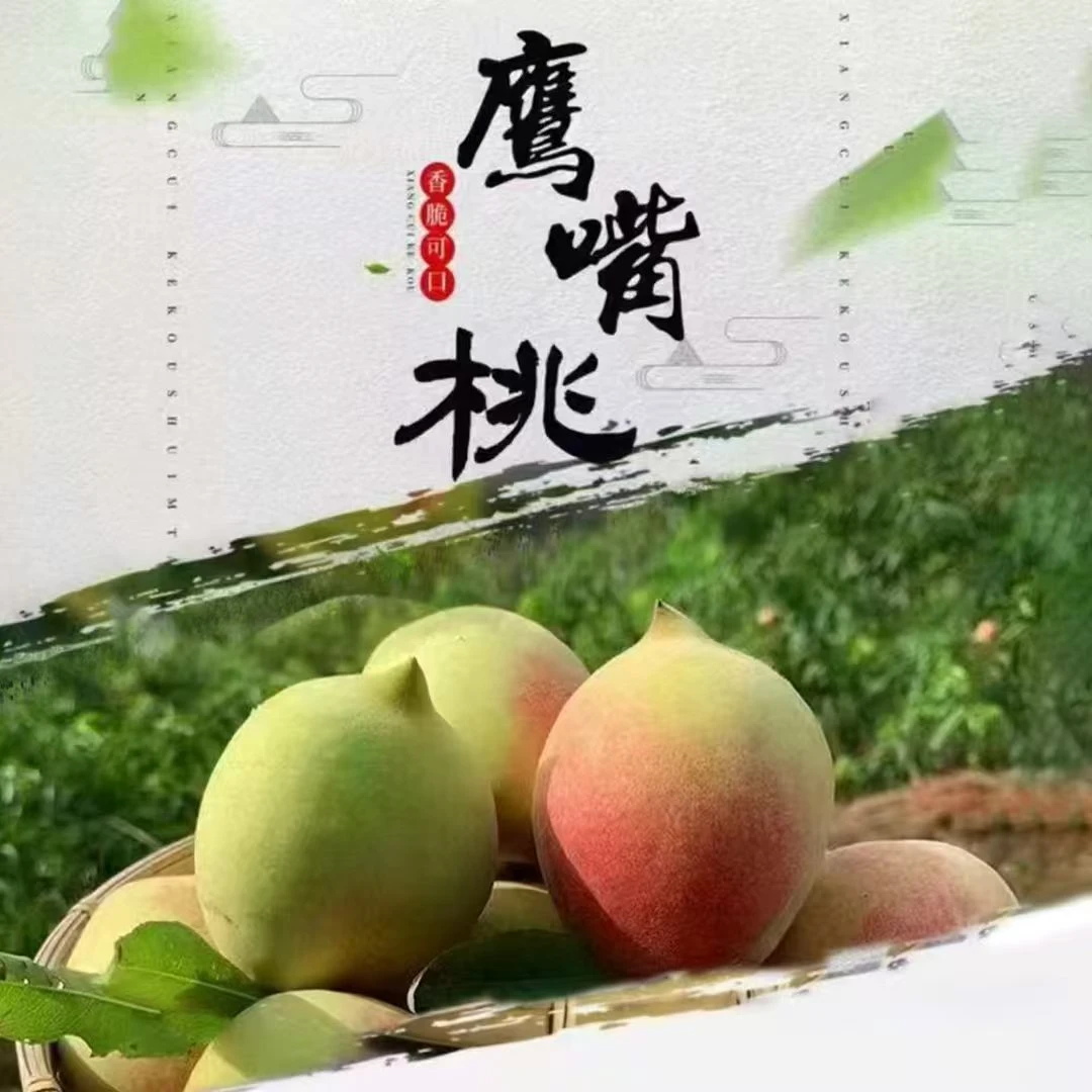 赣南鹰嘴桃新鲜采摘脆甜多汁坏果包赔