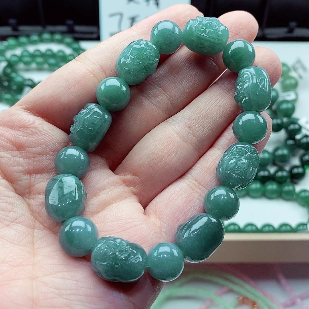 翡翠未镶嵌毛衣链