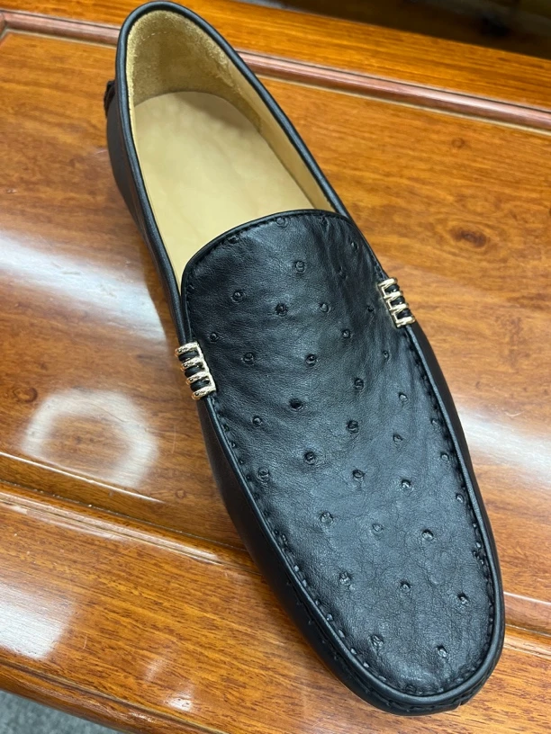 休闲皮鞋套脚休闲豆豆鞋乐福鞋驾车鞋透气休闲鞋单鞋男款