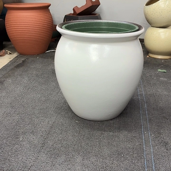 25×28 -粗陶花盆有孔-买买买