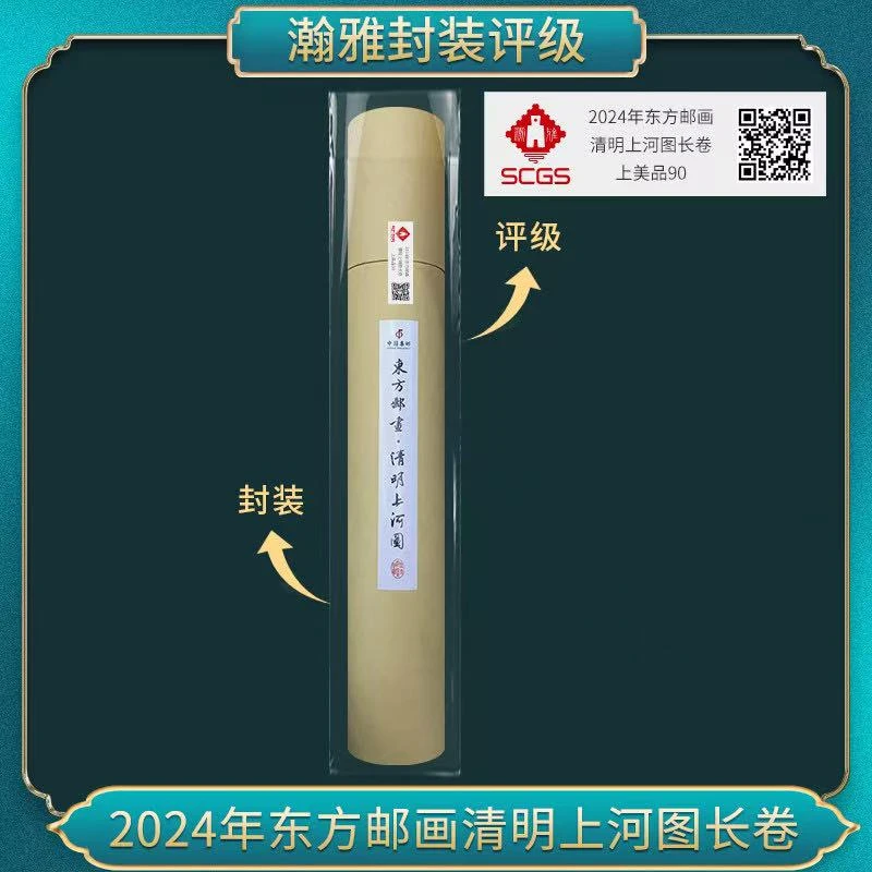 2024年东方邮画清明上河图长卷 瀚雅评级 上美品90