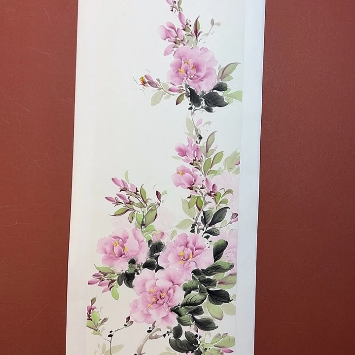 国画听兰老师花鸟