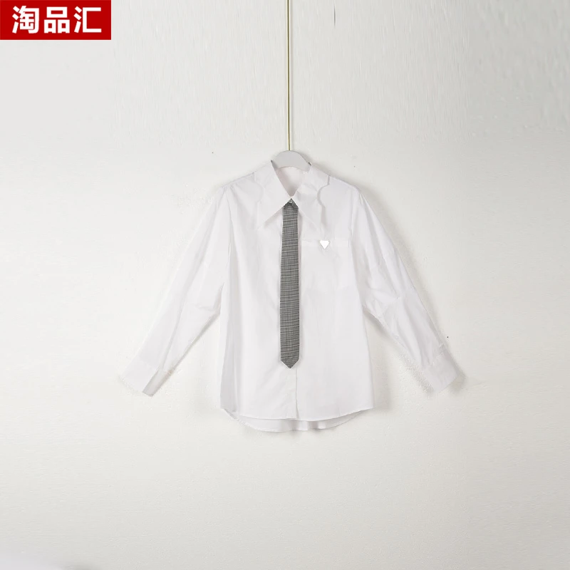 【Y专柜捡漏】深圳高端时尚女装KBC-上班通勤百搭衬衣A294-白色正码