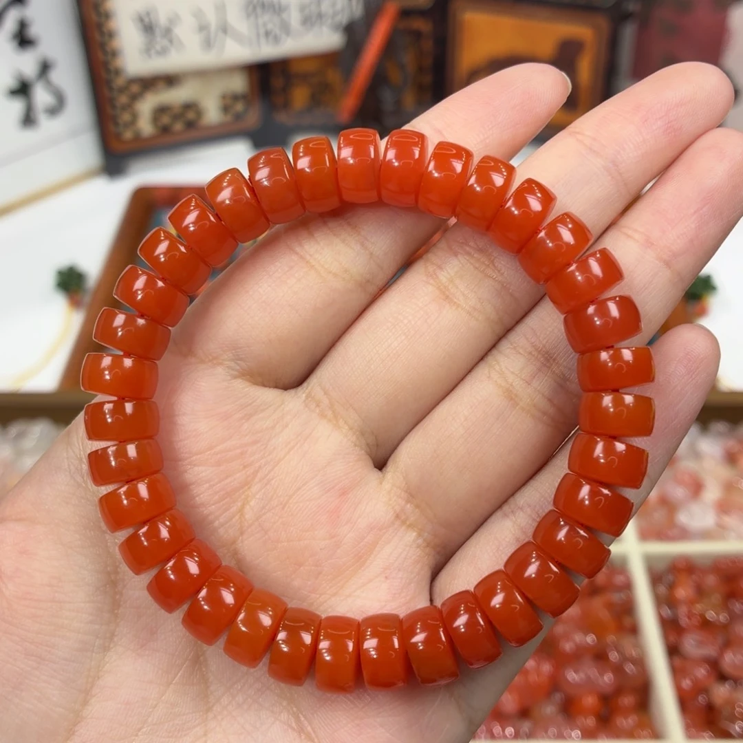 南红玛瑙未镶嵌配饰南红药片手串