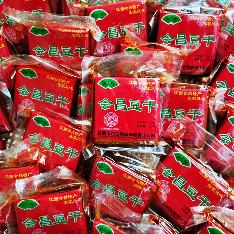 江西特产赣州会昌香辣豆干凉拌豆腐干下饭菜手撕豆干零食150克/袋