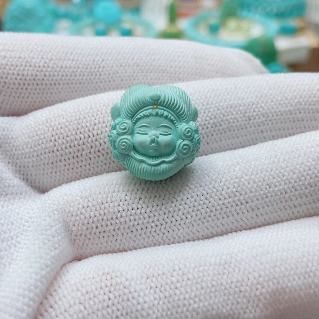 未镶嵌绿松石花旦嘟嘟
