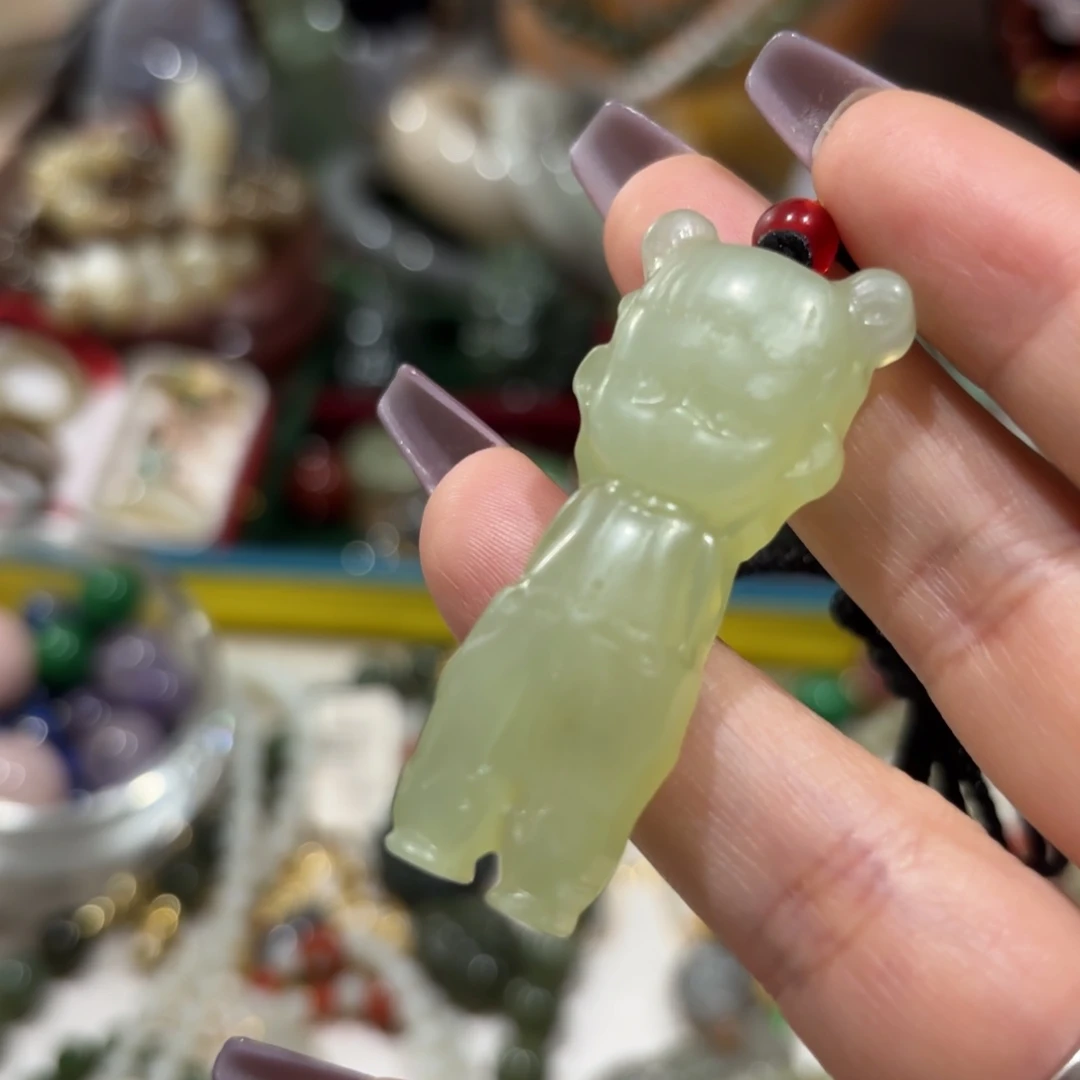 岫岩老玉（透闪石质玉）未镶嵌颈饰15