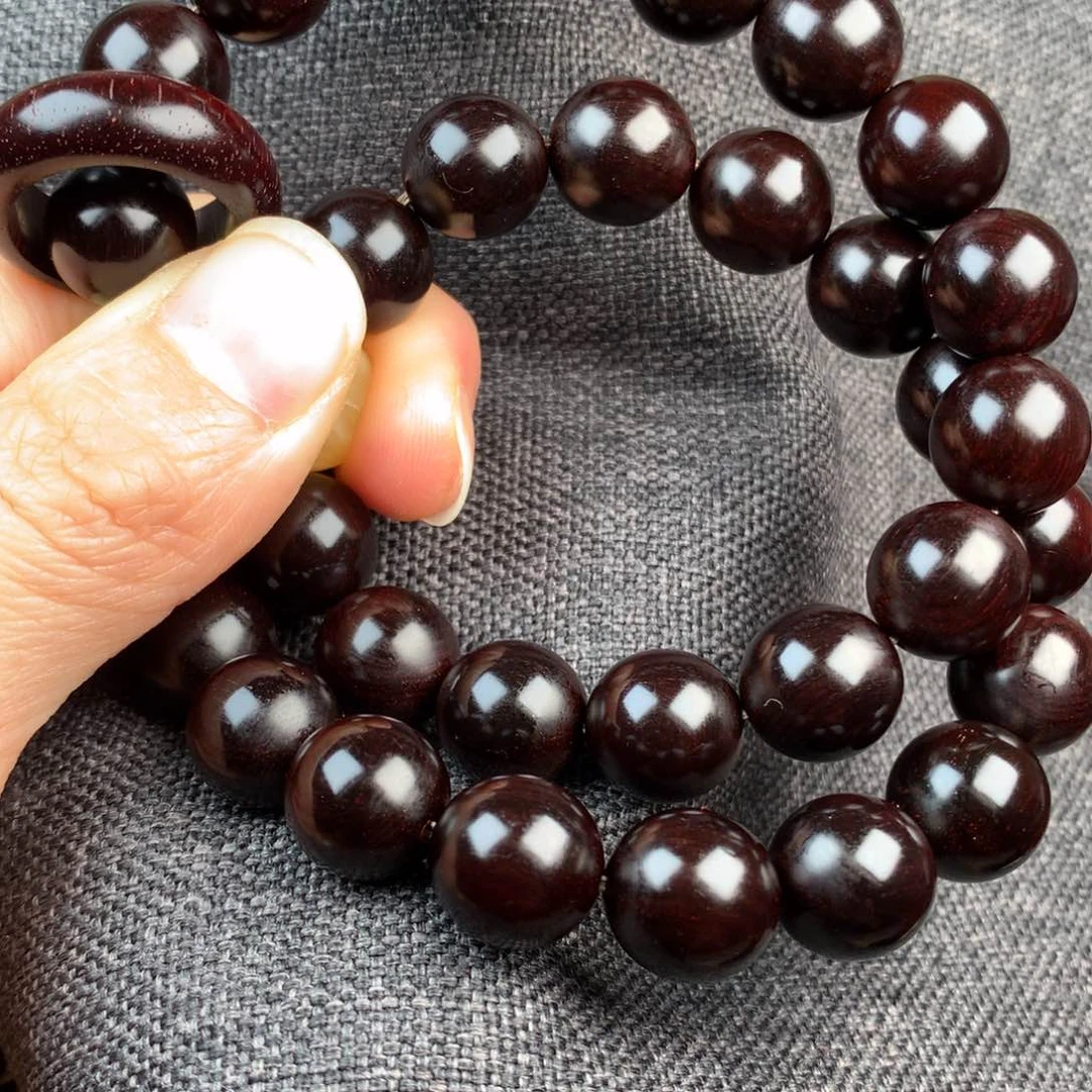 小叶紫檀手串/手链ㅤ*ㅤ檀香紫檀定制