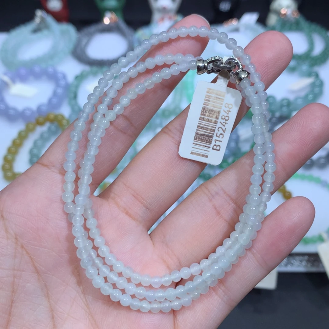 未镶嵌手串翡翠天然
