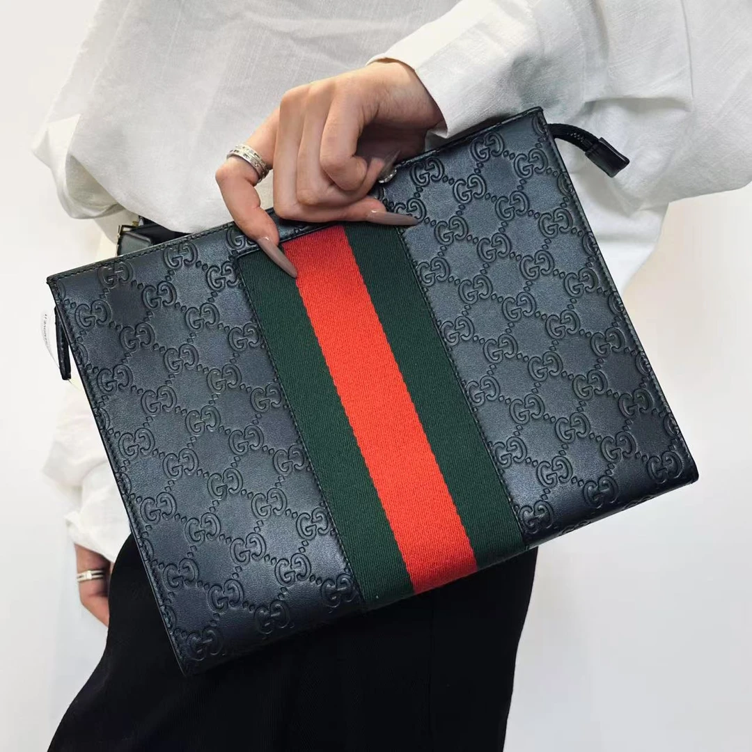 95新 GUCCI/古驰 古驰红绿洗漱包 2506260053