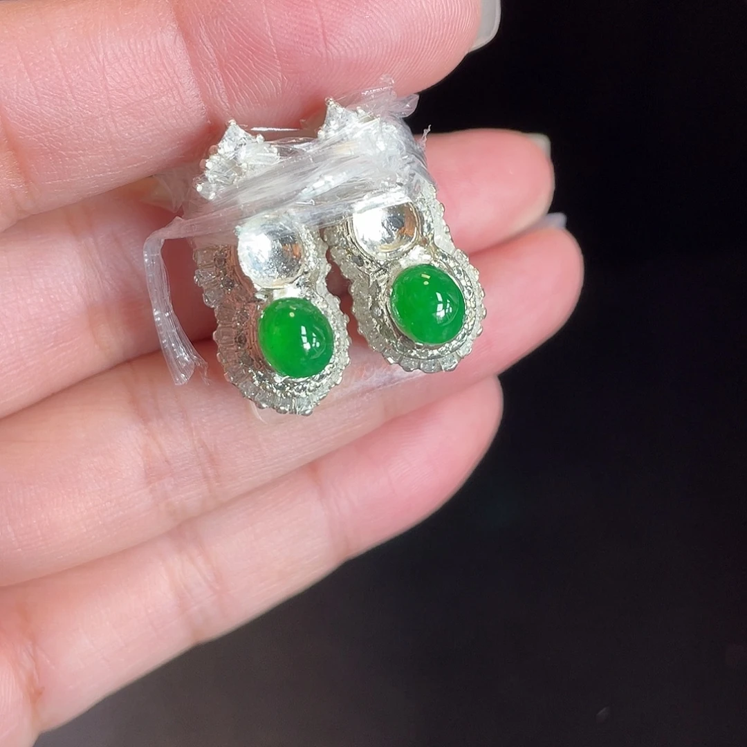 翡翠未镶嵌耳饰1111111
