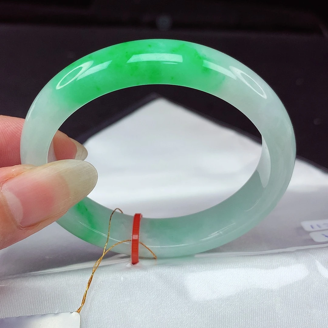 翡翠手镯未镶嵌54贵妃手镯24p