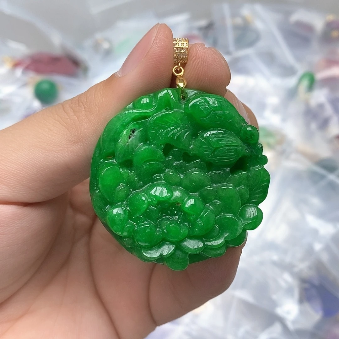 翡翠未镶嵌戒指88