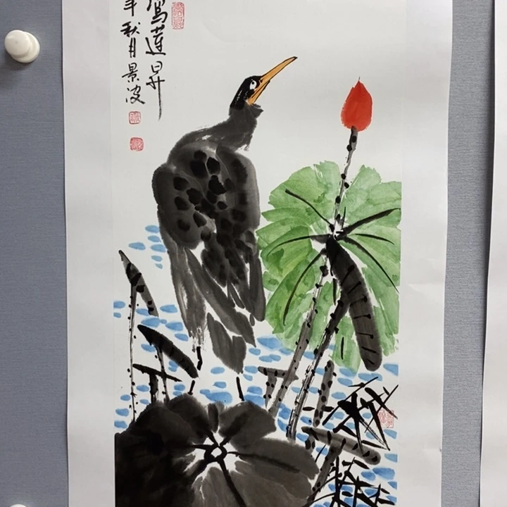 国画亲笔手绘原创