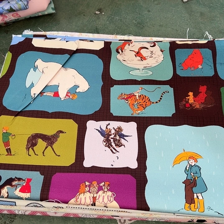 棉纯棉8安帆布一米价1.5米宽果子布艺块