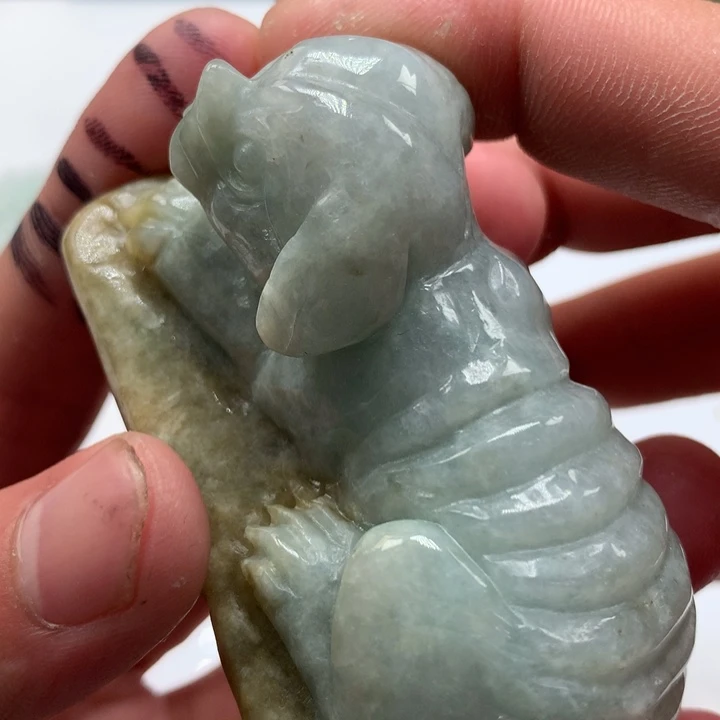 翡翠未镶嵌颈饰保真天然a货翡翠