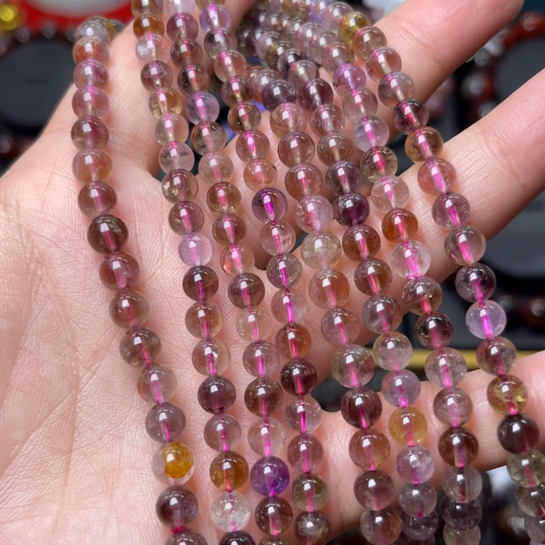 水晶手链未镶嵌极光多宝多圈5mm