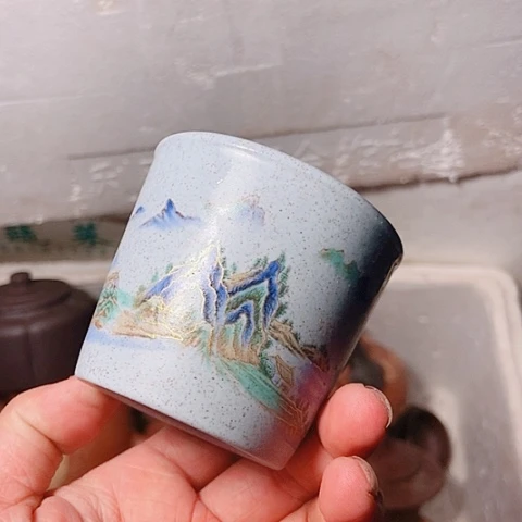 茶壶绿泥宜兴紫砂全手工制作工艺清