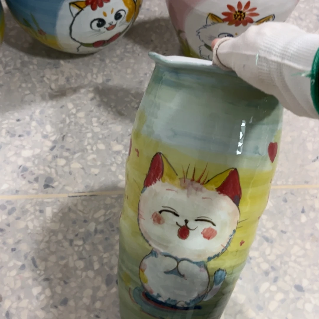 笑***了景德镇陶瓷花盆花盆
