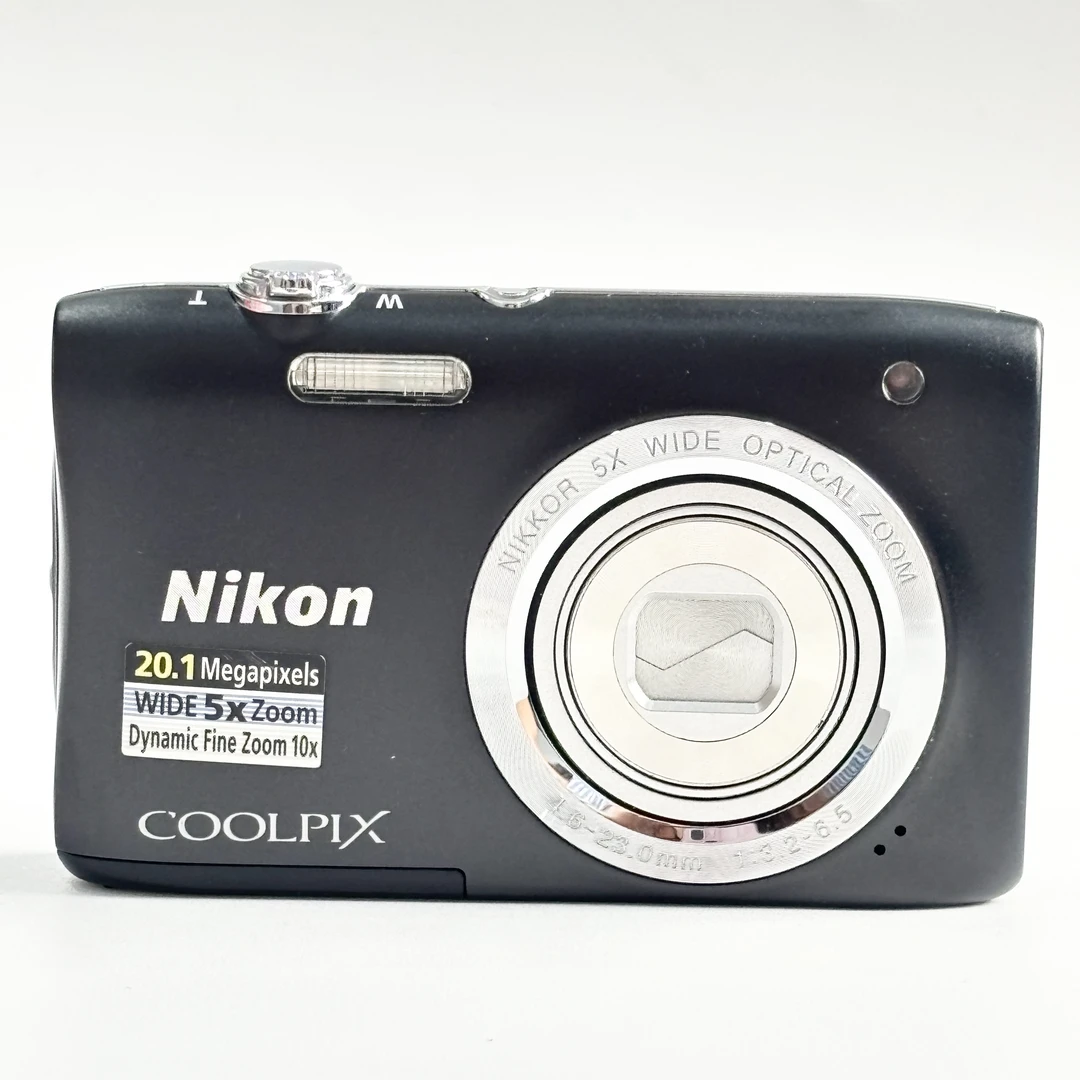 95新 Nikon/尼康 s2900黑色2010万像素5倍变焦复古ccd数码相机