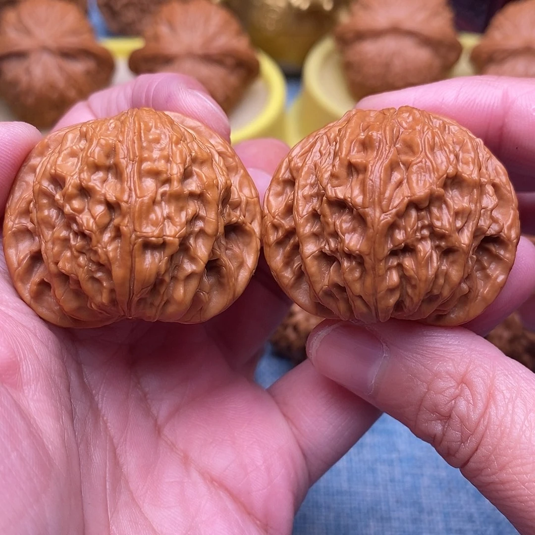 把件文玩核桃全品毕业山地正磨38尺