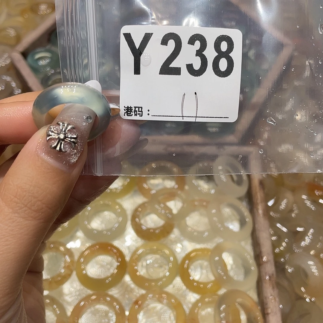 玛瑙/玉髓未镶嵌戒指238