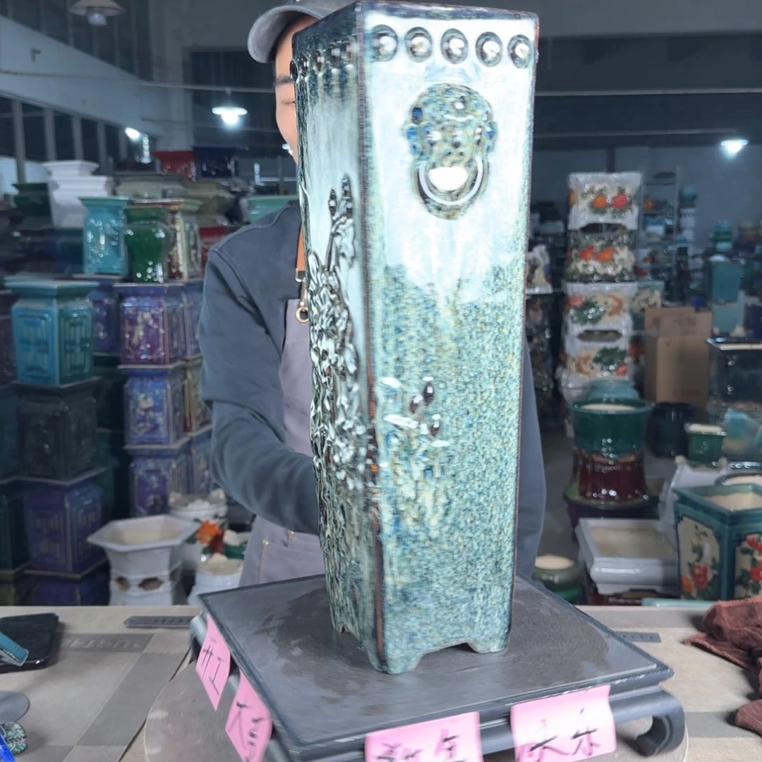 一风堂石湾花盆。微瑕