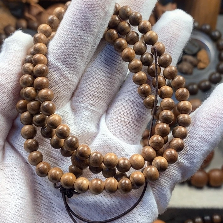 手串/手链檀香木老山檀奶香味0.6黑肉瑕疵