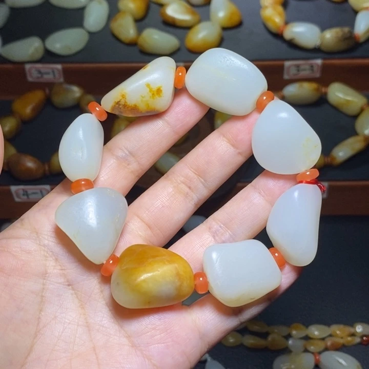 抱***者手链未镶嵌和田玉