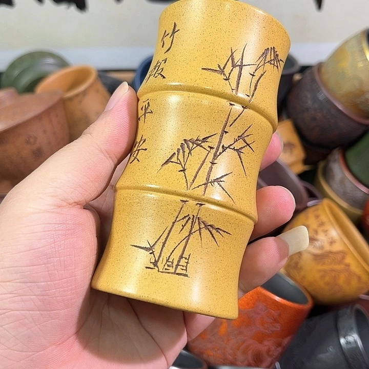 茶杯紫砂全手工紫砂主人杯