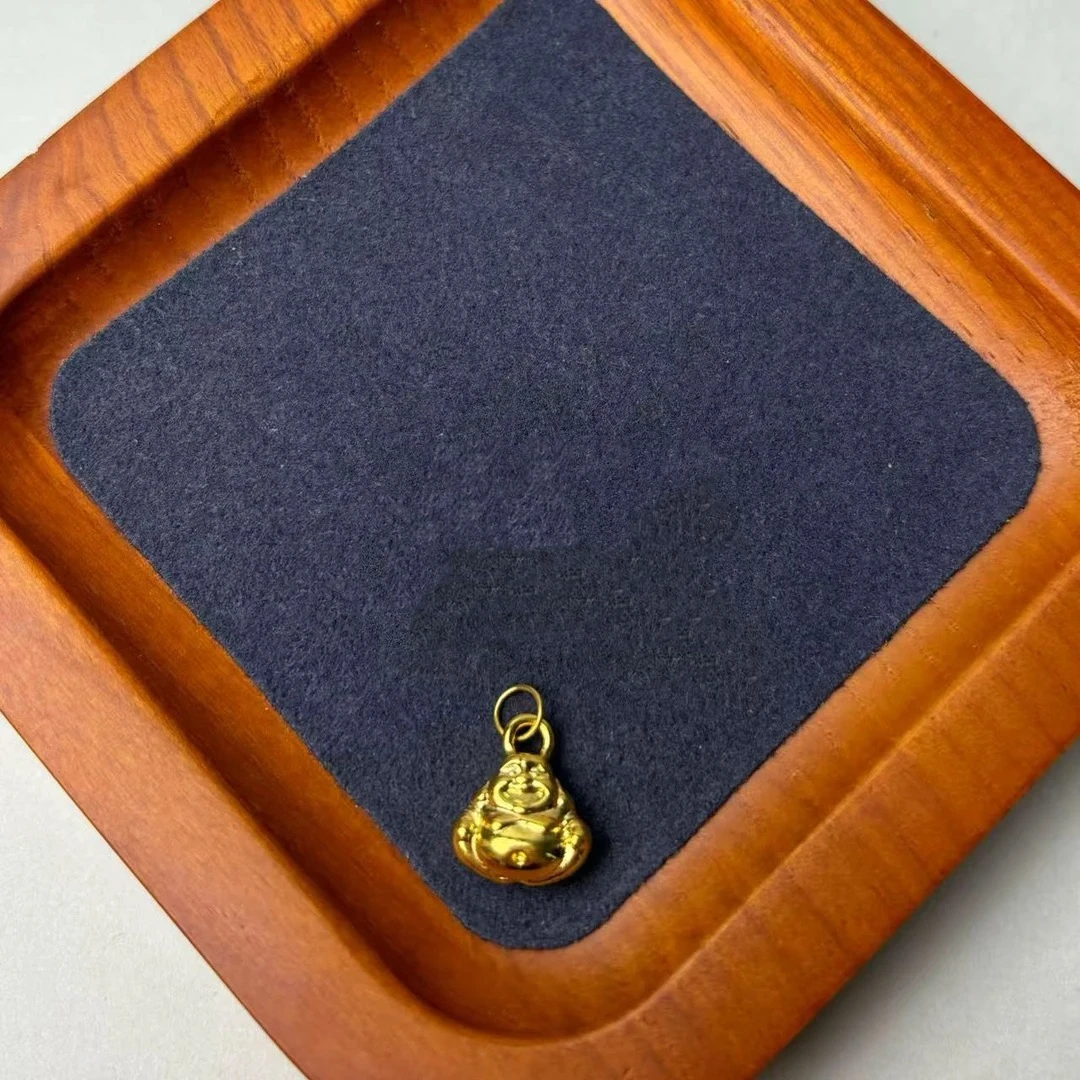 足金999佛公弥勒佛大肚佛造型精美WH1176