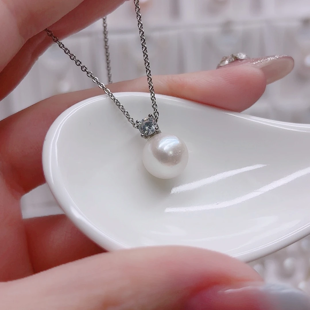 淡水珍珠未镶嵌吊坠(赠链)