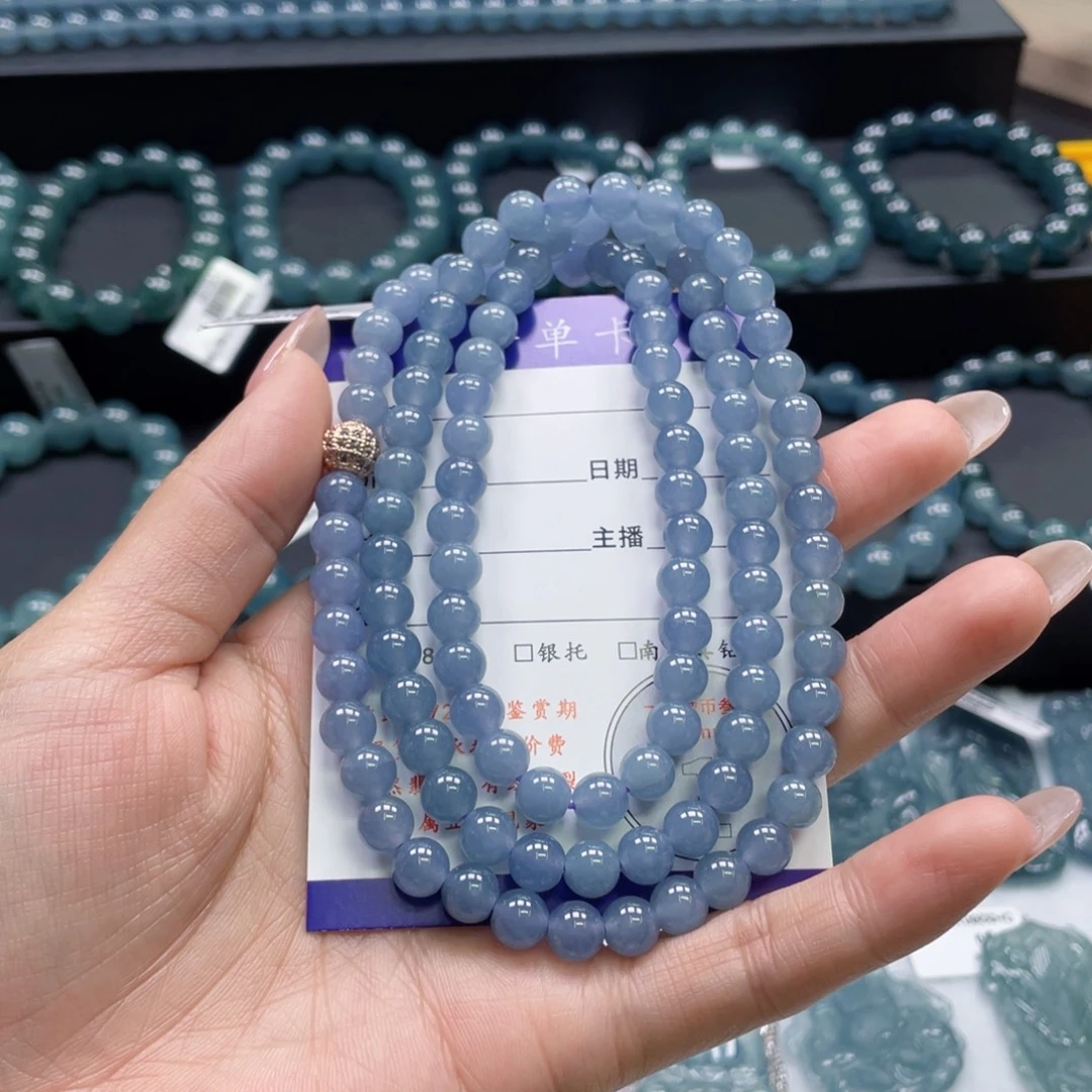 翡翠未镶嵌颈饰卡6.8