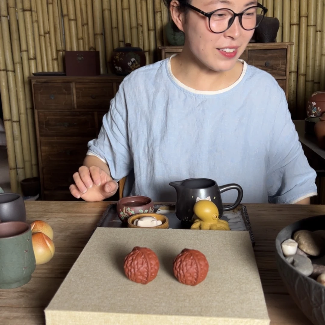 紫砂茶叶盒大核桃8888888888888