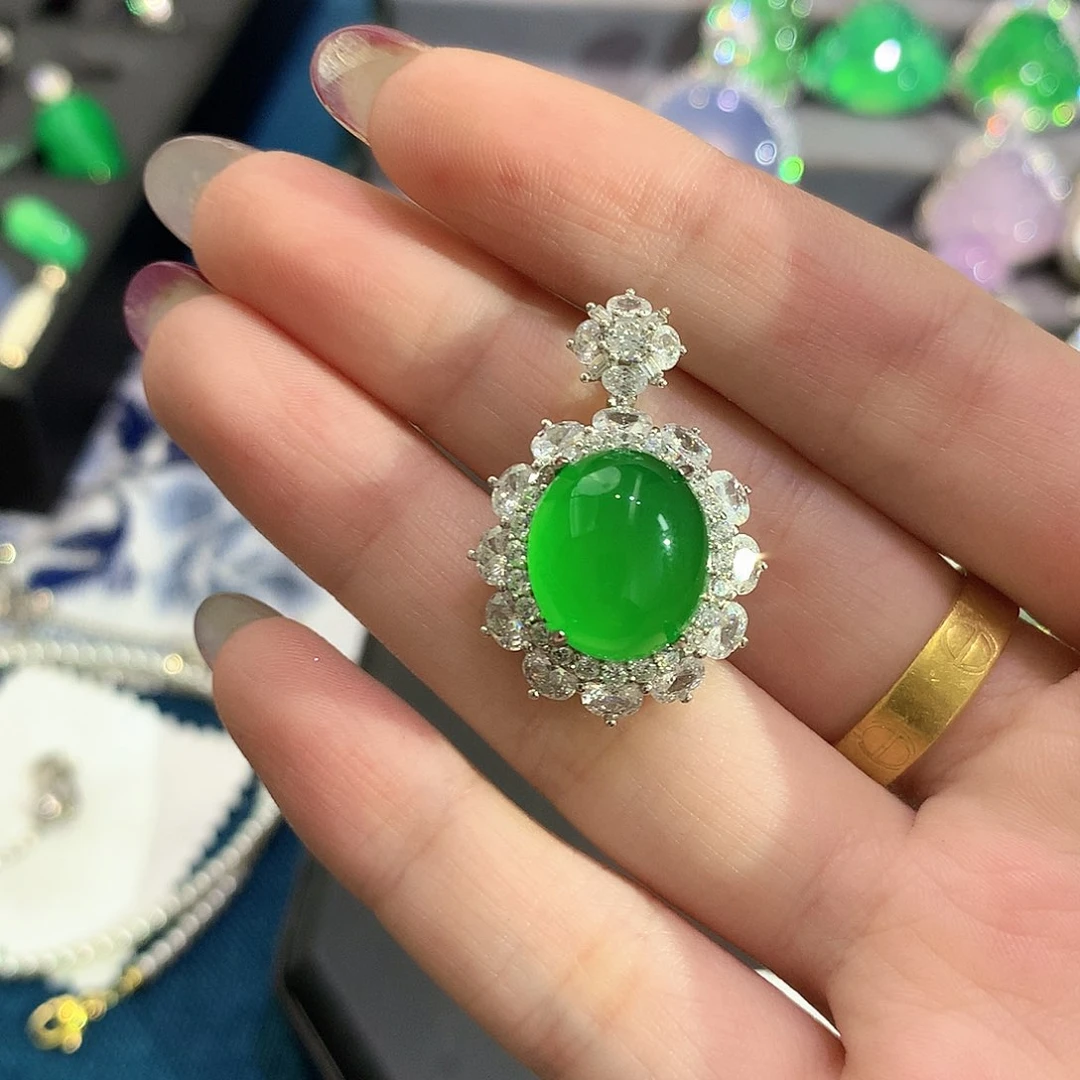 银S925镶嵌颈饰玛瑙/玉髓诗****～