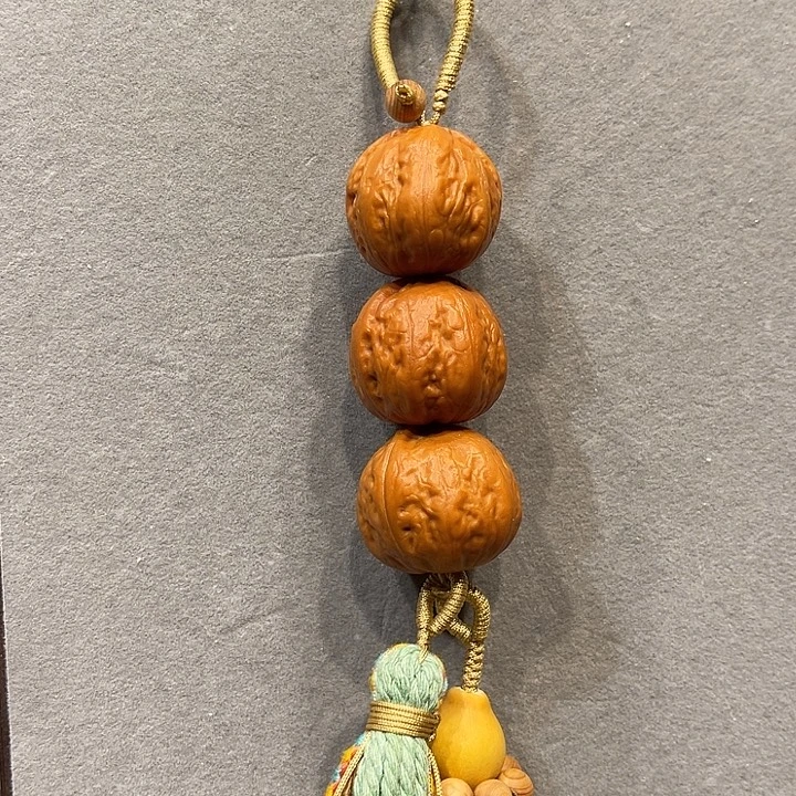 把件文玩核桃糖葫芦龙珠款