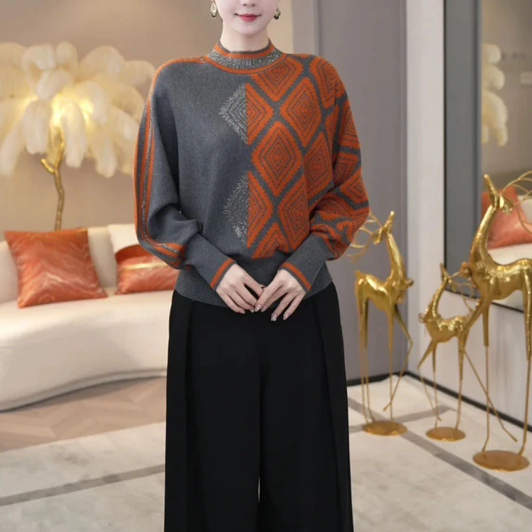女士新款过年衣服内搭女秋冬可外穿高级针织衫款爆款2025新款毛衣