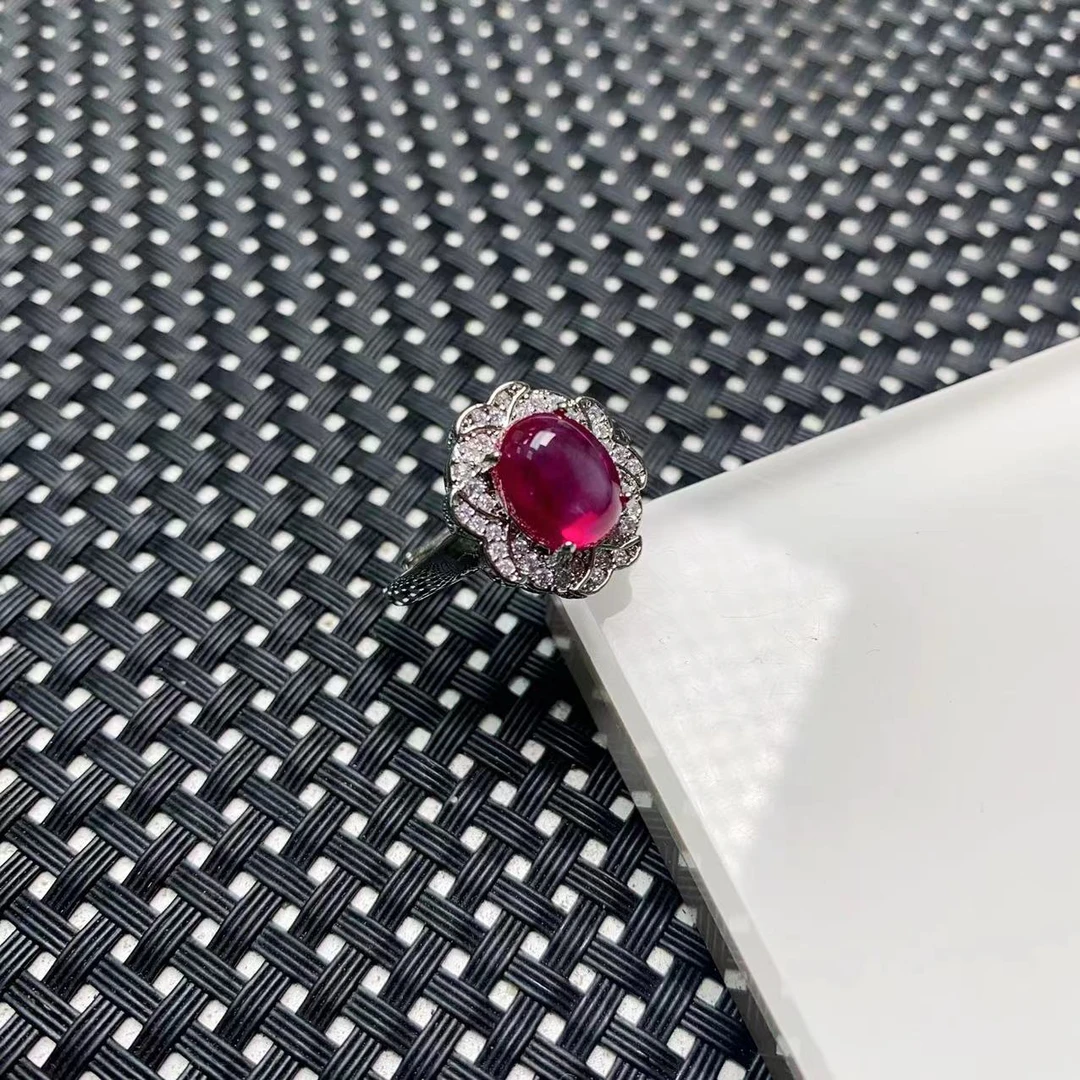 [聚小石]A1182红宝戒指